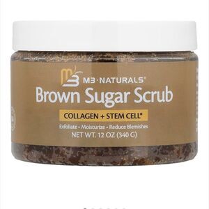 M3 Naturals Brown Sugar Body Scrub collagen